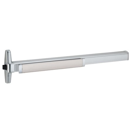 VON DUPRIN Grade 1 Rim Exit Bar, Narrow Stile Pushpad, 36-in Fire-rated Device, Classroom Function, 06 Lever wi RXQEL35AL-06-F 3 26D RHR